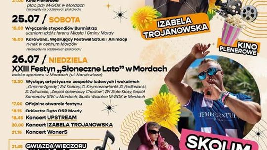 Dni Miasta i Gminy Mordy już w najbliższy weekend!