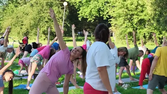 Joga i relaks wśród zieleni