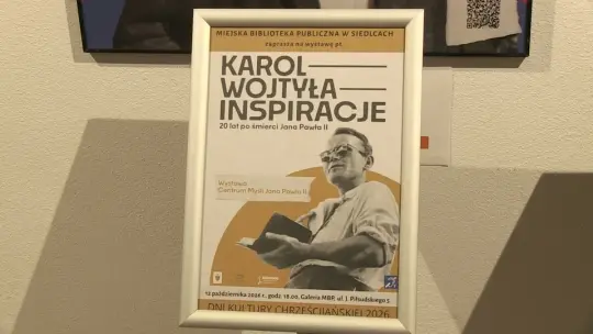 "Karol Wojtyła - inspiracje" tematem najnowszej wystawy Biblioteki Miejskiej