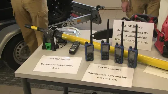 Nowoczesny sprzęt dla strażaków na Mazowszu
