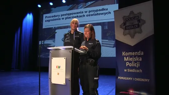 O bezpieczeństwie w siedleckich szkołach