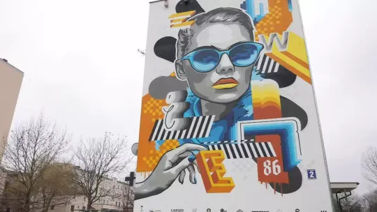 Odsłonięto nowy mural w Siedlcach