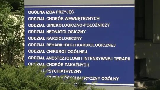 Protest pod Szpitalem Miejskim