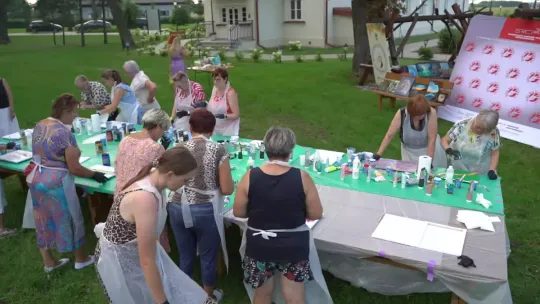 „Seniorzy z paletą” w Gminie Siedlce