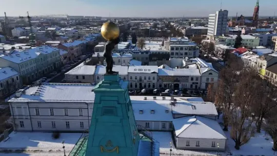 Zimowy krajobraz Siedlec