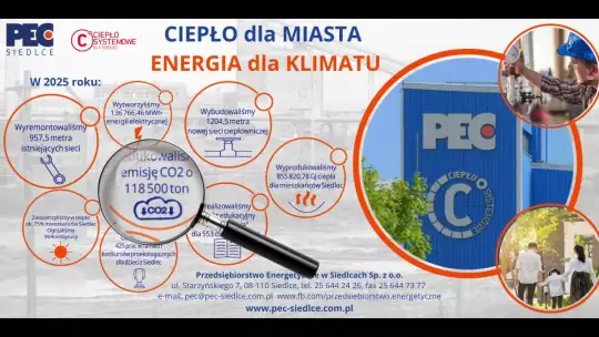 Życzenia od PEC Siedlce