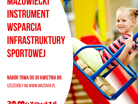 10 MLN ZŁ Z BUDŻETU MAZOWSZA NA OBIEKTY SPORTOWE!