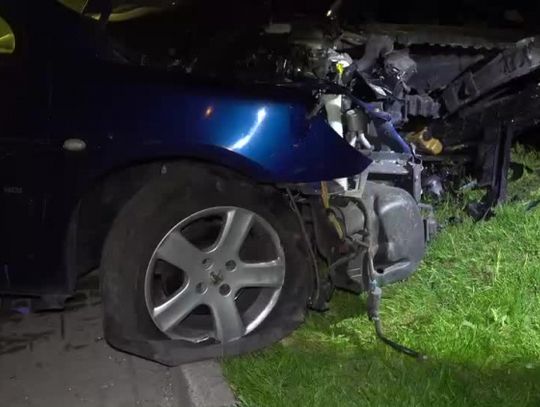 24-latek bez prawa jazdy spowodował dwa wypadki w jeden wieczór