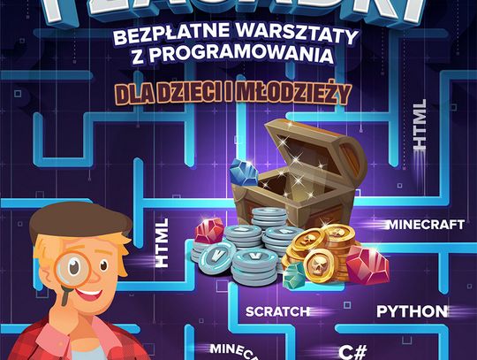 Bezpłatne warsztaty z programowania dla dzieci i młodzieży „Koduj z Gigantami” w Siedlcach