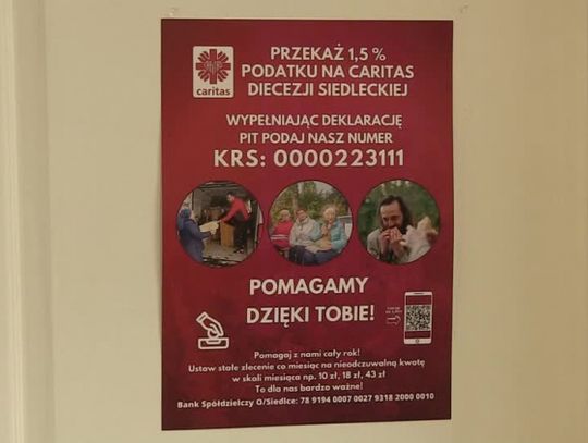 Caritas pomaga w rozliczeniu PIT 