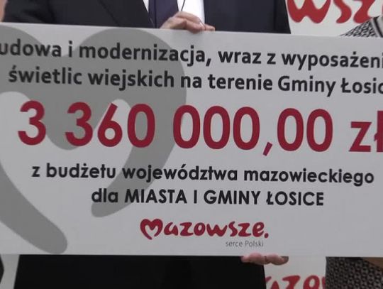 Dofinansowanie w powiecie łosickim