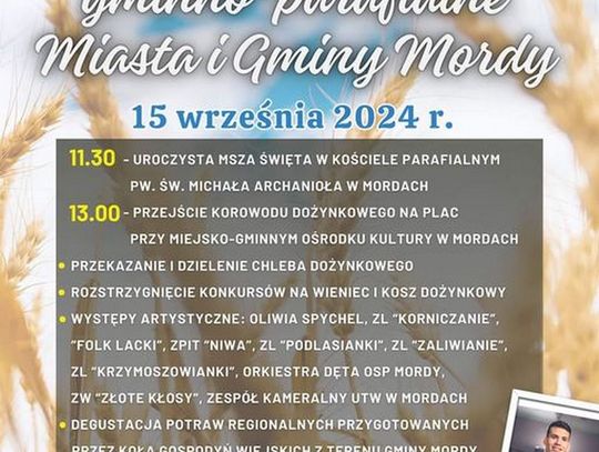 Dożynki Gminno-Parafialne Miasta i Gminy Mordy