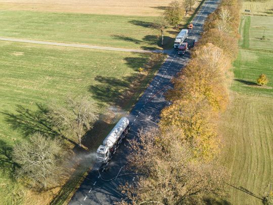 Dziś na drodze krajowej nr 2 doszło do rozszczelniła się cysterny z gazem. Występują utrudnienia.