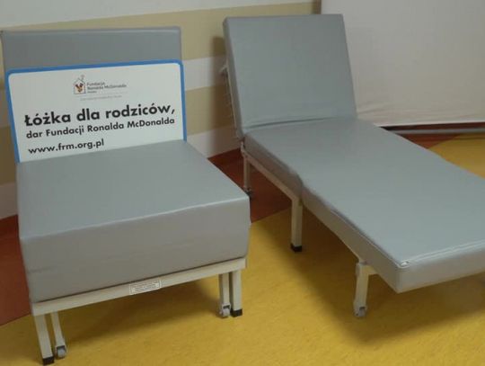 Fundacja Ronalda McDonalda przekazała łóżka dla Mazowieckiego Szpitala Wojewódzkiego w Siedlcach