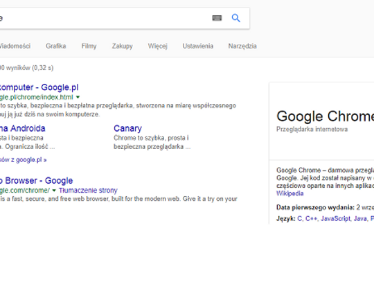 Google Chrome a niebezpieczne witryny