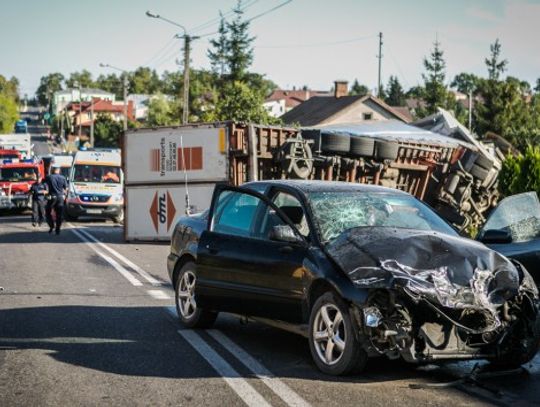 Groźny wypadek w Sterdyni
