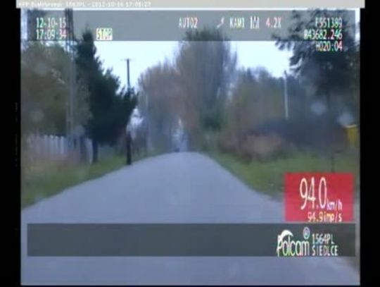 Jechał slalomem mając ponad 3 promile