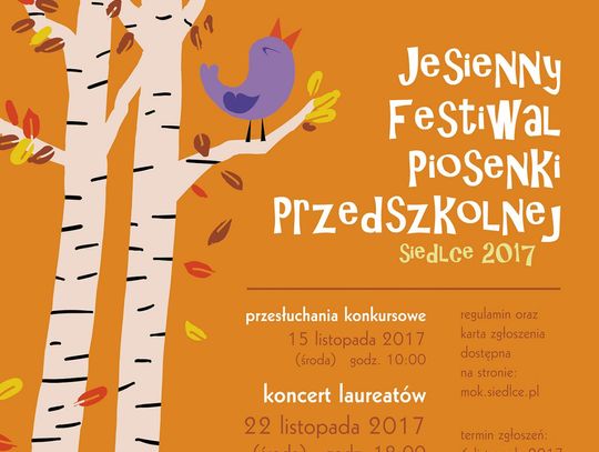 Jesienny Festiwal Piosenki Przedszkolnej