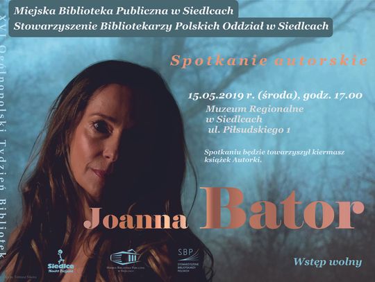 Joanna Bator w Siedlcach