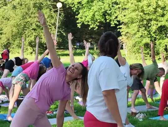 Joga i relaks wśród zieleni
