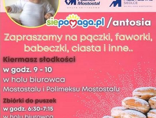 Kiermasz charytatywny „Tłusty czwartek z Antosią".