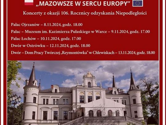 Koncerty w Pałacach i Dworach Mazowsza