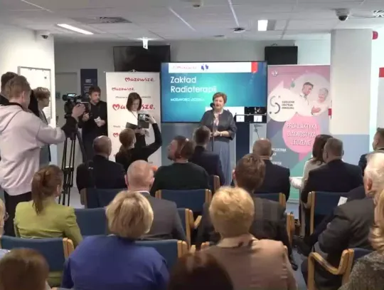 Konferencja w Siedleckim Centrum Onkologii w Mazowieckim Szpitalu Wojewódzkim im. św. Jana Pawła II w Siedlcach