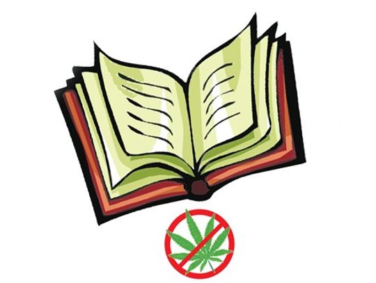 Książka zamiast marihuany