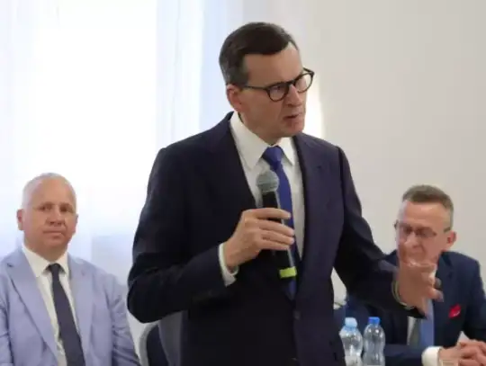 Mateusz Morawiecki z wizytą w Skórcu