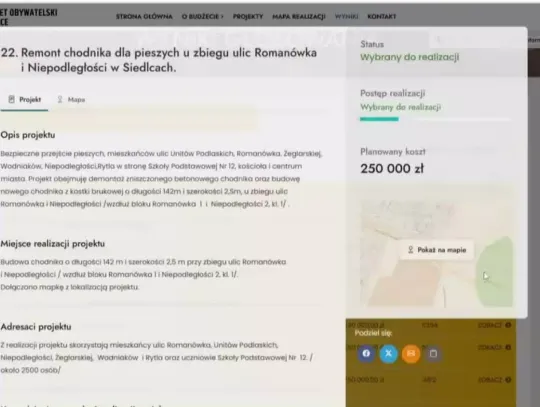Mieszkańcy zdecydowali o podziale Budżetu Obywatelskiego