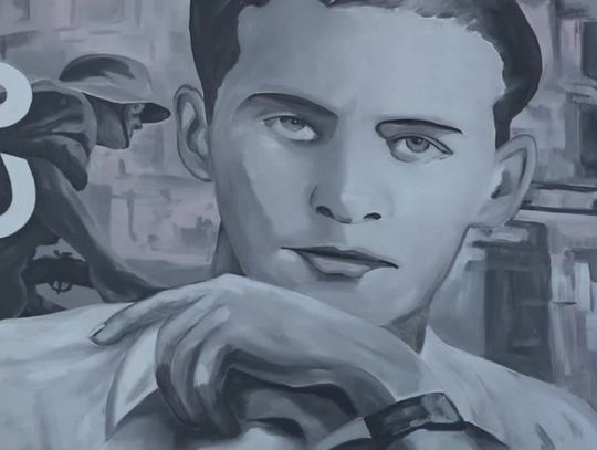 Mural z Baczyńskim oficjalnie odsłonięty