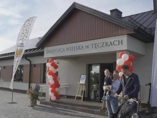 Nowa świetlica w Tęczkach oficjalnie otwarta