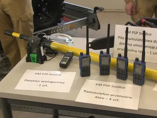 Nowoczesny sprzęt dla strażaków na Mazowszu