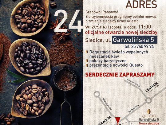 Nowy adres QUESTO
