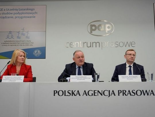 PGE wspólnie z Uczelnią Łazarskiego uruchamia pierwszy w Polsce kierunek zarządzania procesami inwestycyjnymi w morskiej energetyce wiatrowej