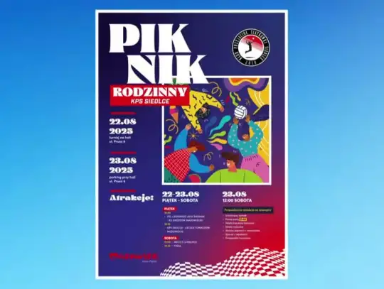 Piknik rodzinny z KPS Siedlce już w najbliższy weekend!