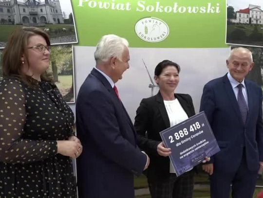 Powiat Sokołowski otrzymał środki rządowe