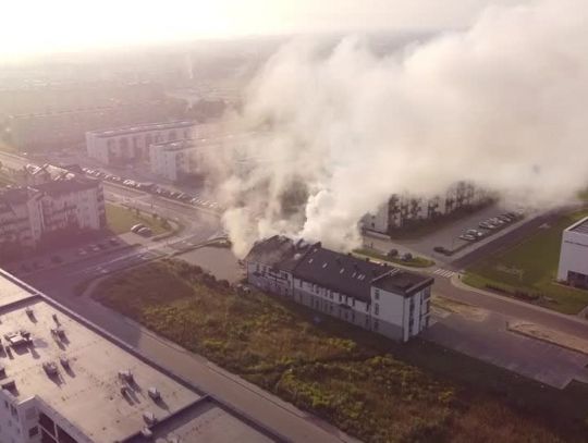 Pożar w aptece w Białej Podlaskiej