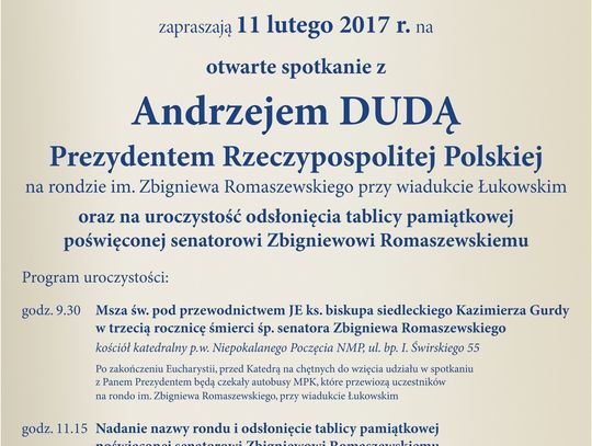 Prezydent Andrzej Duda w Siedlcach