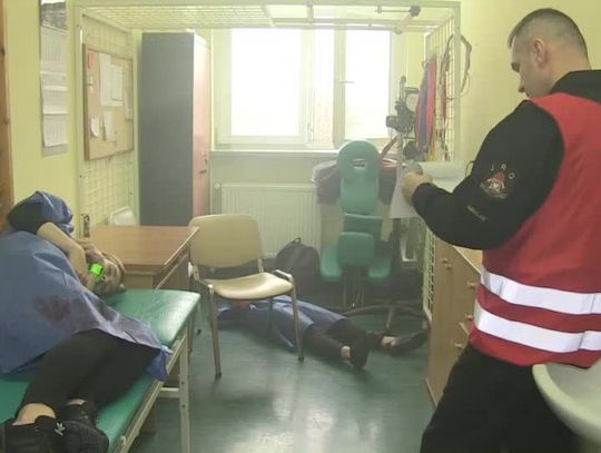Próbna ewakuacja szpitala w Siedlcach