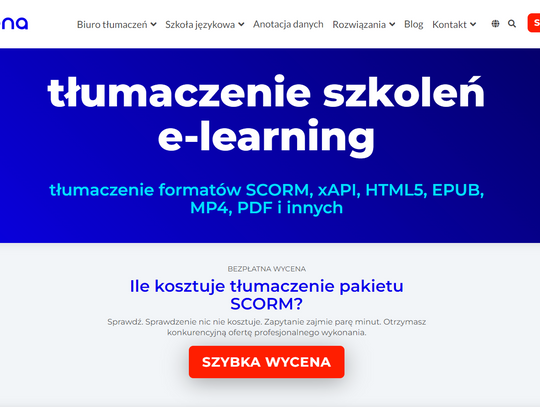 Profesjonalne tłumaczenie szkoleń e-learningowych - sprawdzone biuro tłumaczeń