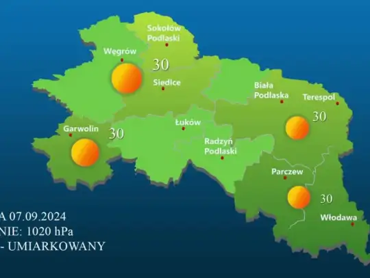 Prognoza Pogody - 6 września