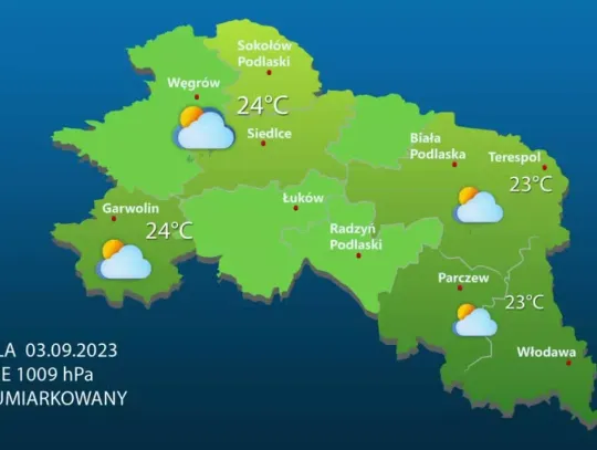 Prognoza Pogody - 1 września