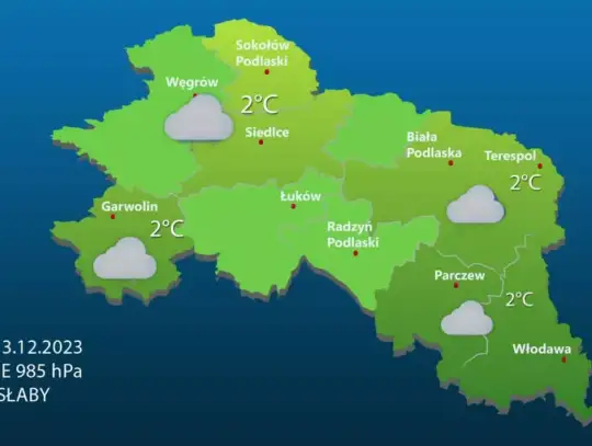 Prognoza Pogody - 11 grudnia