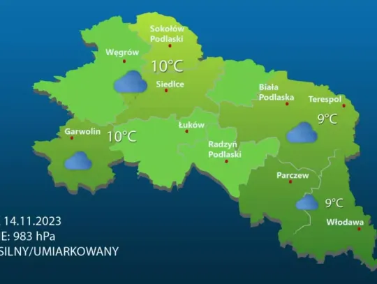 Prognoza Pogody - 13 listopada