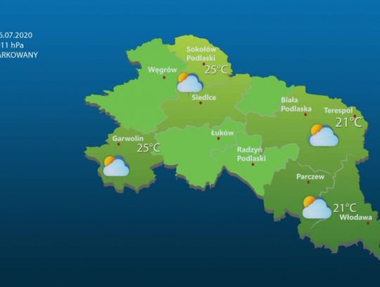 Prognoza Pogody - 15 lipca 2020