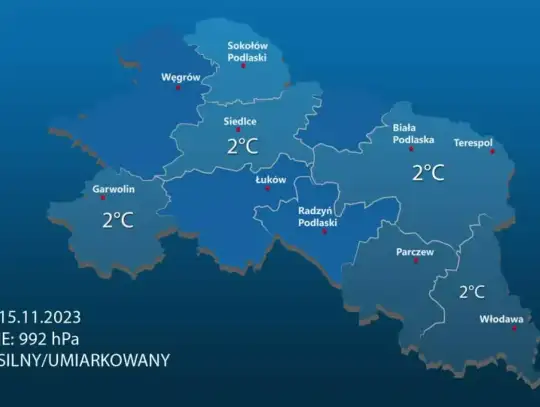 Prognoza Pogody - 15 listopada