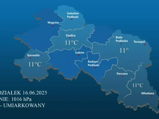 Prognoza Pogody - 16 czerwca
