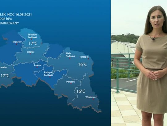 Prognoza pogody - 16 sierpnia