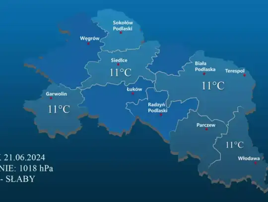 Prognoza Pogody - 21 czerwca